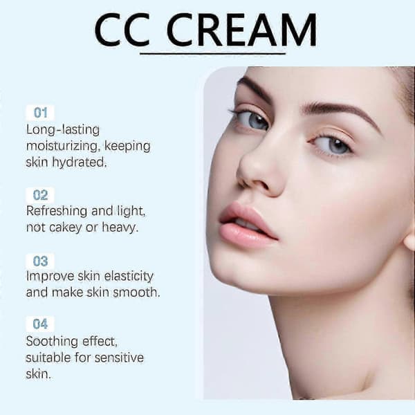 PrimeSkin CC+ Creme - Flydende Foundation, Foundation Makeup, 1,8 fl oz/30ml