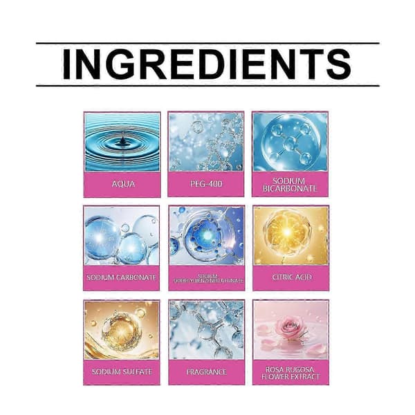 Rose badstrykediffuser, kroppsrensing, avslappende aromaterapi, humørforsterker, 1 sett