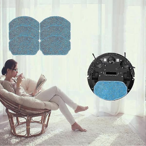 Mopper tilbehør til MAMNV ZCWA ONSON BR150, BR151 til MANVINS G20 robotstøvsuger genanvendelige mikrofiber mopper