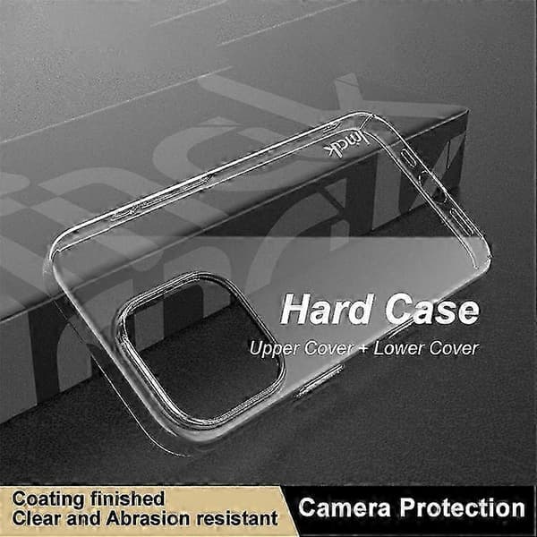 IMAK Crystal Case II Pro Mobilskal: Klar, Hård PC, Anti-rep, för iPhone 16 Pro