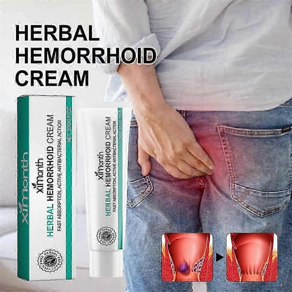 Urtehæmoridecreme til effektiv, sikker, sund, beroligende anus og fjernelse 20g (2 stk)