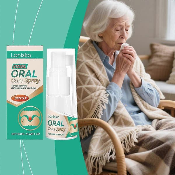 Cool Mint munvårdsspray, hydroxiapatit för avancerat emaljskydd, skonsam och effektiv formula, fräsch andedräkt A