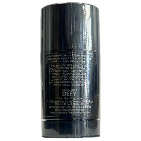 Calvin Klein Defy Alkoholfri Deodorant Stick 75ml