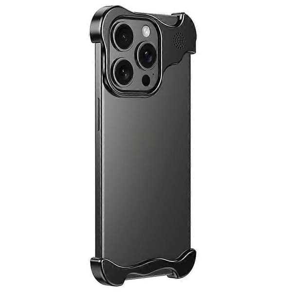 För iPhone 13 Pro Max Bumperfodral Ramlös Fyra Hörnskydd med Aromaterapiplatta