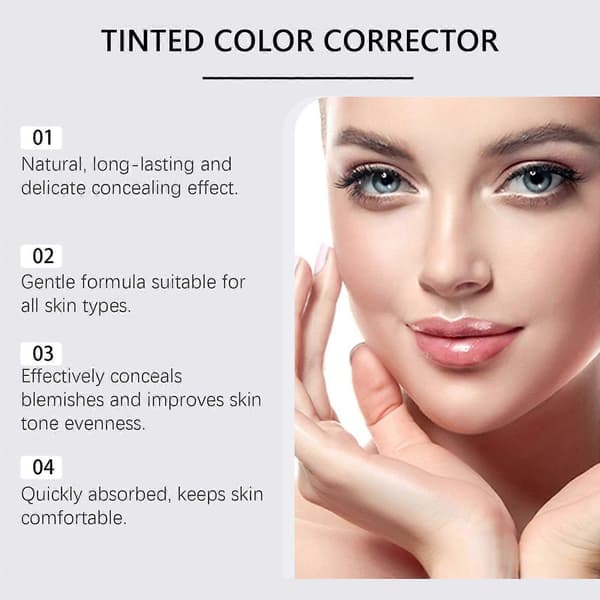 Zephoco Ansiktskrämig Concealer Lätt Matt Klädfläckfri Smink Transparent Återfuktande Långvarig Naturlig Krämig Concealer