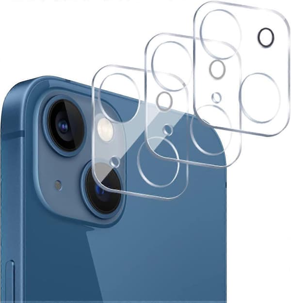 3 kpl iPhone 13 & iPhone 13 mini HD -linssinsuoja V3d