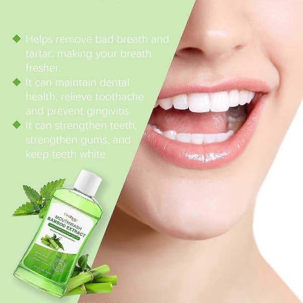 Bambu Fresh Breath Munskölj - Naturlig Munvård med Bambu A