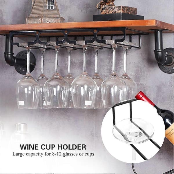 Vinglas Ophængs Organizer Rack, Køkken og Stue Display Holder