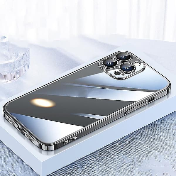 Sulada Jingjia -sarjan PC-puhelinkotelo iPhone 13 Pro Maxille, musta