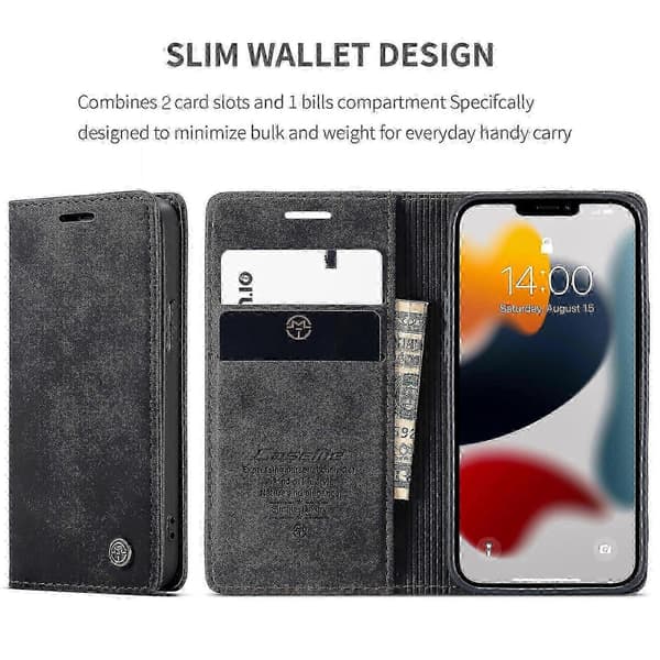 Caseme-013 Skinnveske til iPhone 13