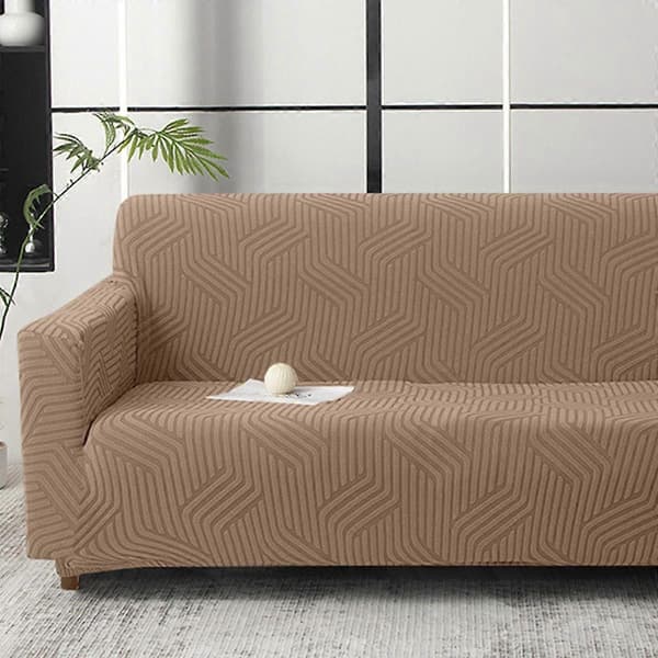 1 stk. elastisk jacquard sofatrekk, sklisikkert, kjæledyrvennlig, tykt sofatrekkbeskytter