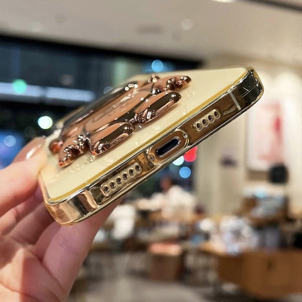 Belægning Astronaut Holder Etui Til iPhone 14 Pro