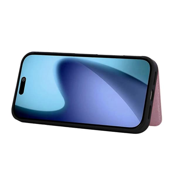 Til iPhone 17 Air Etui Blomst Læder TPU RFID Blokerende Telefoncover Kortpladser - Tørret Blomst