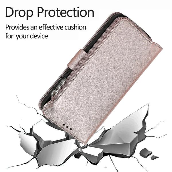 Iphone 13 Cover Pung Med Snor Kortholder Pu Læder