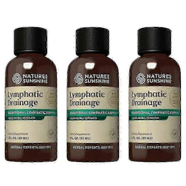3-pak Lymfedrænage 59 ml til mænd kvinder kropspleje støtte