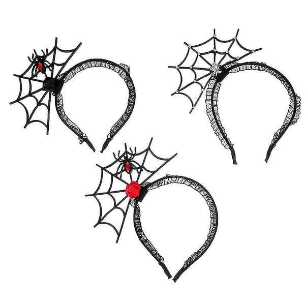 3 stk. Halloween-hårbånd til Halloween-dekorationer