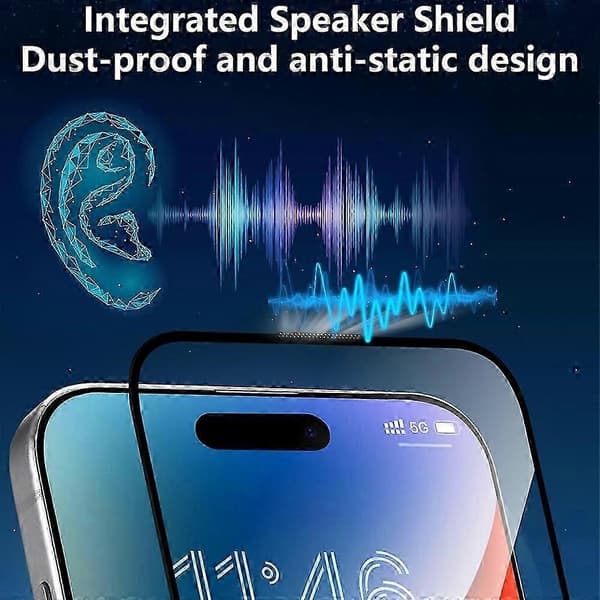Til iPhone 16 Pro hærdet glas