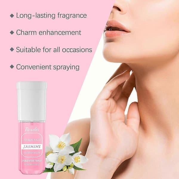 Jasminparfymspray, långvarig återfuktande bärbar doft