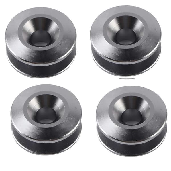 Bil Aluminiumlegering Stötfångarbricka/Bult Motorrum Styling Kit Snabbfäste Grå