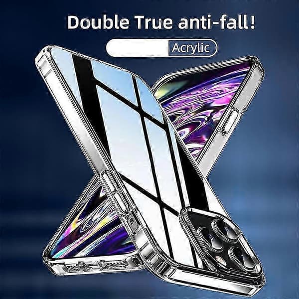 För iPhone 14 Plus Akryl Rymdtelefonfodral