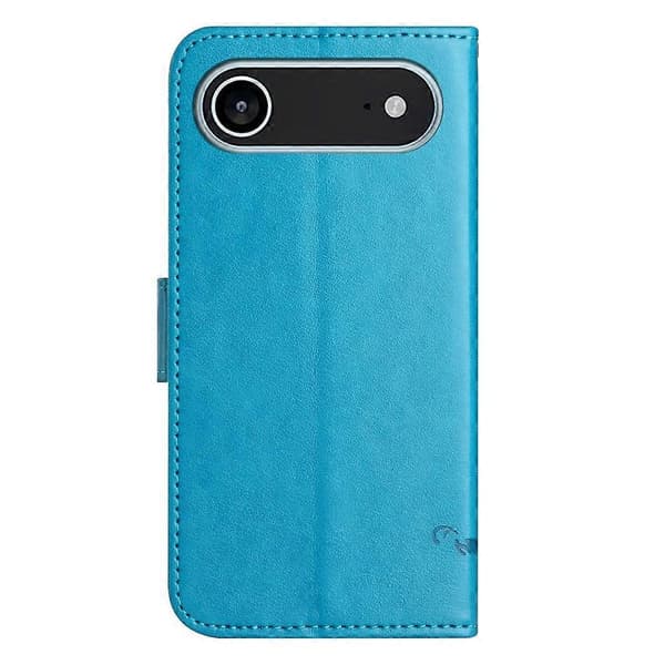 Kompatibel til iPhone 17 Air Case Pung Stativ Præget Sommerfugl Blomst PU Læder Telefoncover