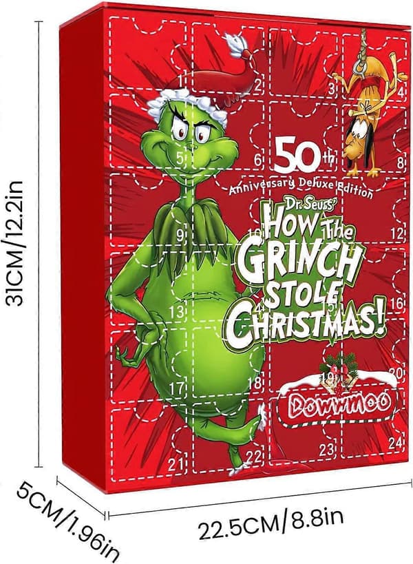 Jule-adventskalender nedtællingstog blind box julegave til 24 dages nedtælling