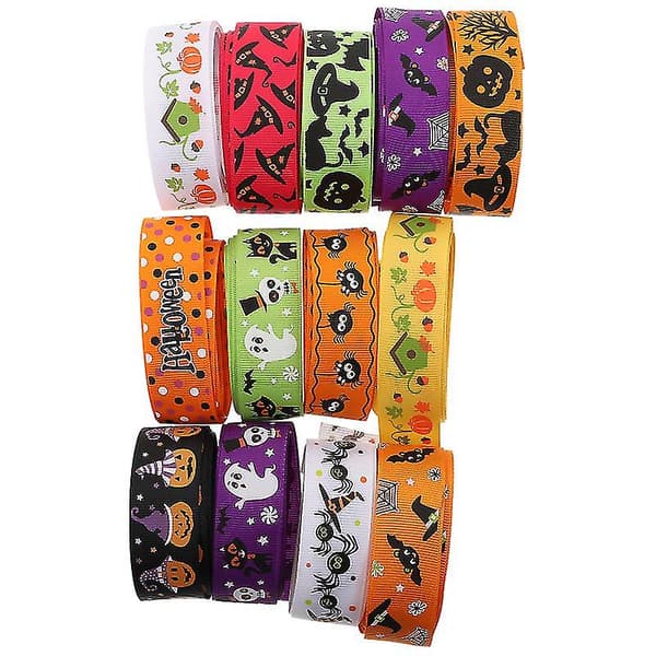 13 stk Halloween-bånd til Halloween-dekorasjoner