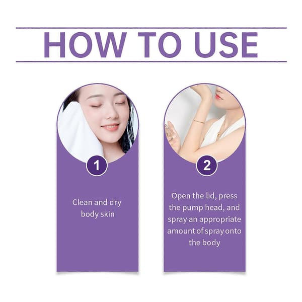 Lavendel Kroppsparfymespray, Forfriskende Blomsterduft med Sitronekstrakt, Langvarig Duft, 90ml