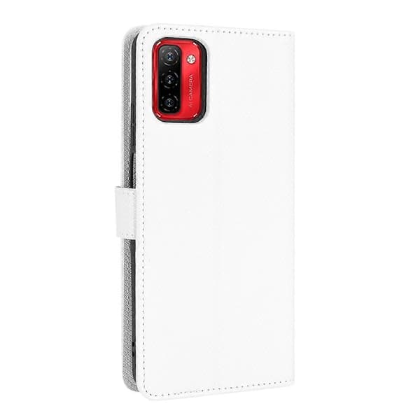För Ulefone Note 12P Diamanttextur Läder Telefonfodral (Vit)
