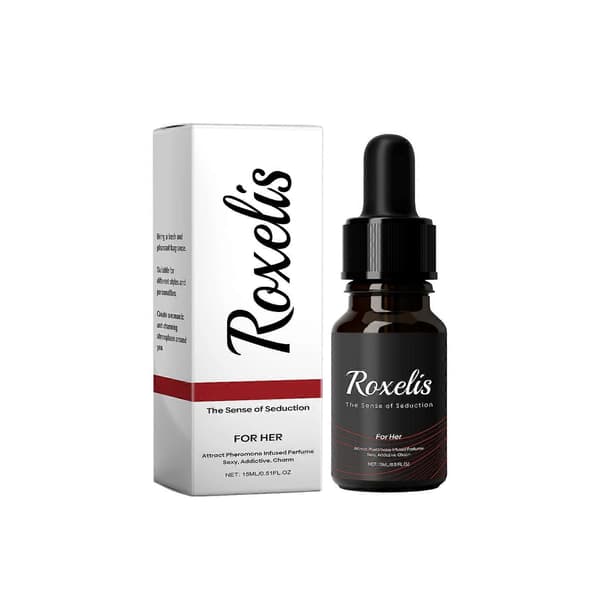 Roxelis Roll-On Parfym för Damer, Naturlig Elegant Fräsch Romantisk Doft