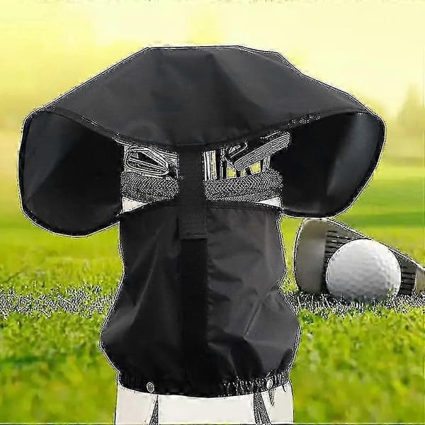 420d hopeapinnoitettu vedenpitävä golfbägin sadesuoja golfmailabägin pölysuoja, 20 * 15 * 3 cm