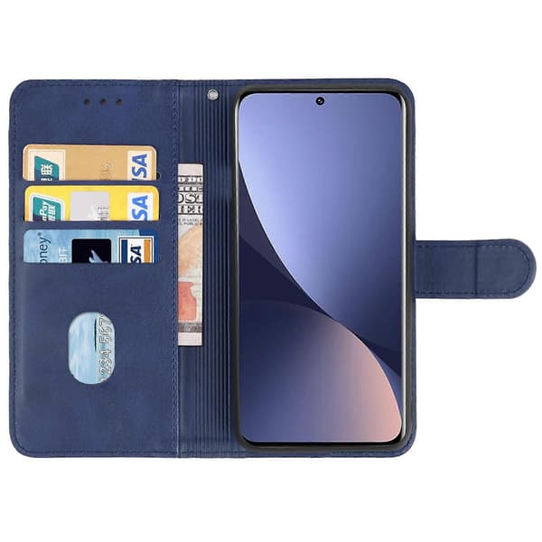 Läderfodral för Xiaomi 12X (Blå)