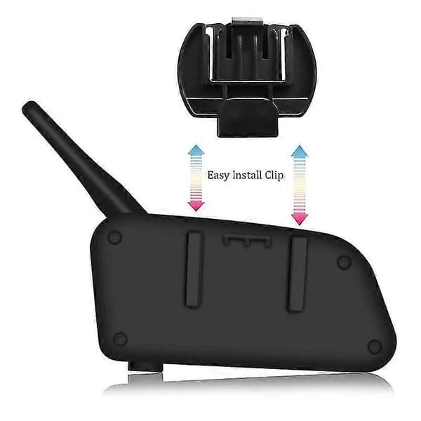 til V4 Bluetooth-kompatibel Intercom Klemme Hjelm Headset Motorcykel Beslag H9EE