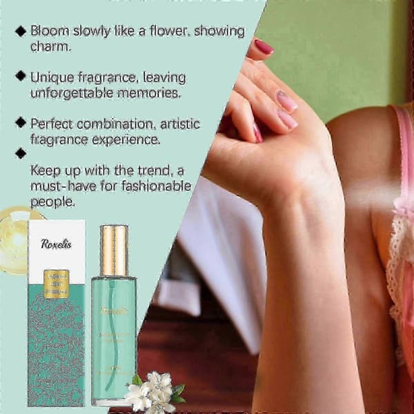 Jasminparfym 50ml, Fräsch Elegant Långvarig Bärbar Blommig Doft
