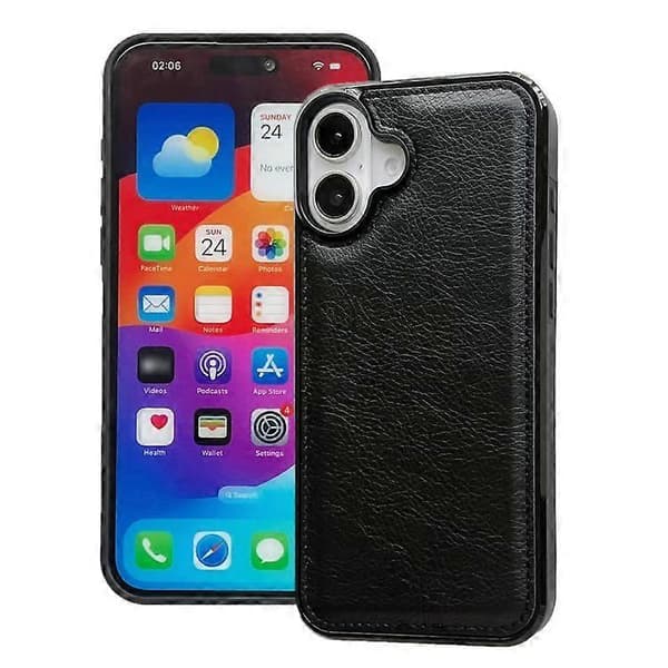 iPhone 17 Bagcover med koskindstekstur