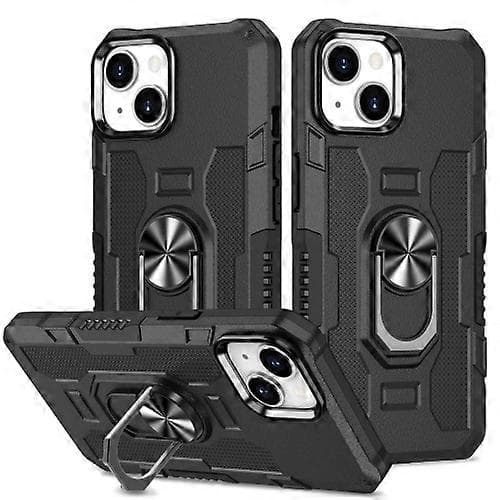 For iPhone 15 Ringholder Armor Hybrid Phone Case