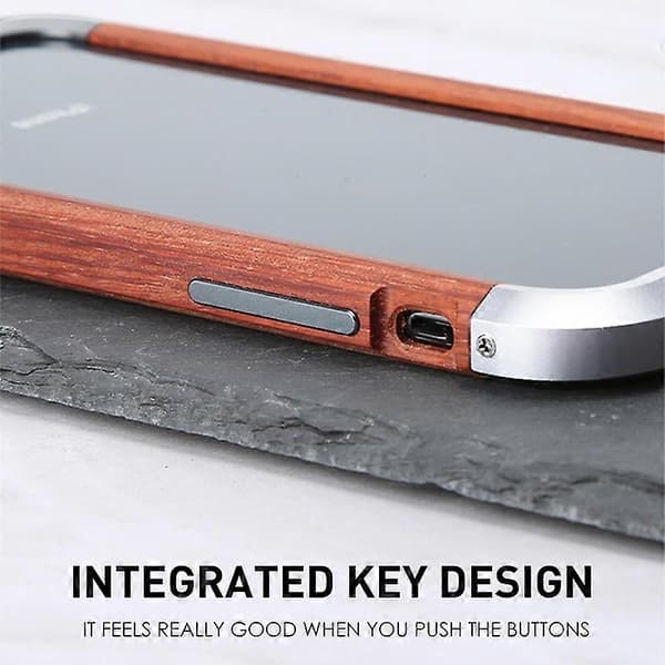 Iron + Wood Case For iPhone 13 Pro Max For iPhone 13 Pro Max