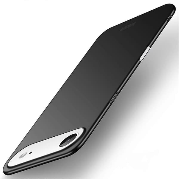 TKdaddy För iPhone 17 Air Phone Case MOFI Shield Matt Serie Ultra Slim PC Skyddsfodral Svart