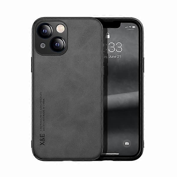 Til iPhone 13 mini Skin Feel Magnetisk Læder Bagside Telefoncover