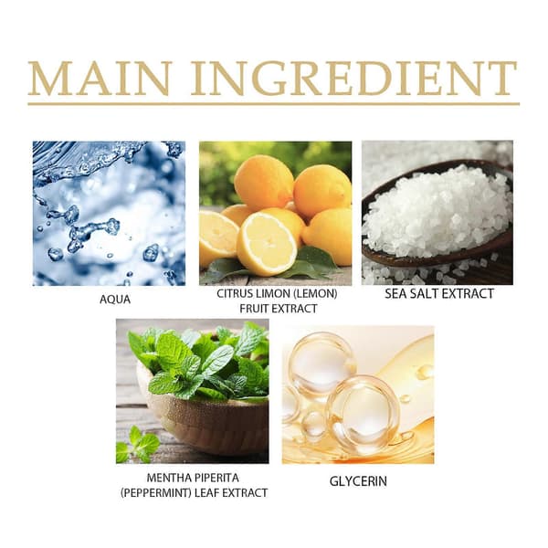 Ocean Fresh Parfymspray, Naturlig Elegant Doft för Öron, Hals & Handled