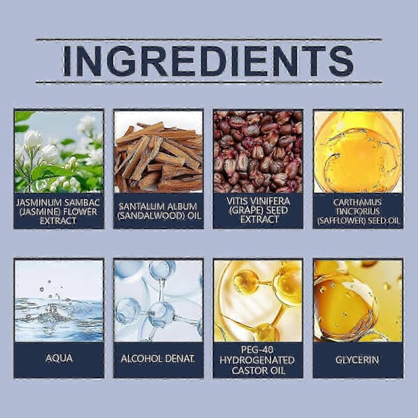 Charmig roll-on parfym, unik doft, charmdoft, lätt, långvarig doft, söt, mild och romantisk parfym av hög kvalitet