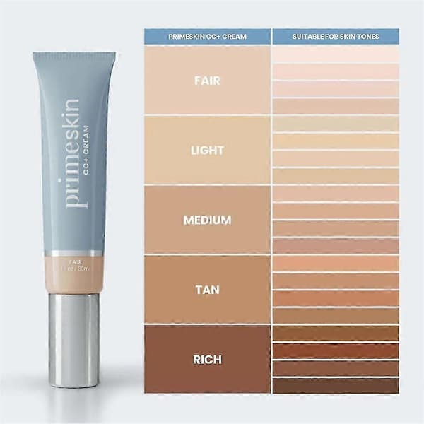 CC+ Cream - Flytande Foundation, Foundation Makeup, 1,8 fl oz/30ml
