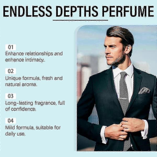 Endless Depths Parfym, Fräsch Lätt Elegant Långvarig Doft för Dejtingtillfällen