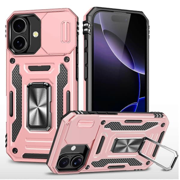 Armor PC + TPU Kameraskydd Telefonfodral (För iPhone 17)