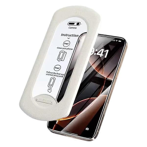 Lasinen näytönsuoja iPhonelle helpolla asennustyökalulla / iPhone 15 / 16