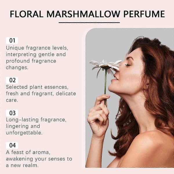 Reseparfym med malvablomma, fräsch elegant lätt doft, bärbar spray