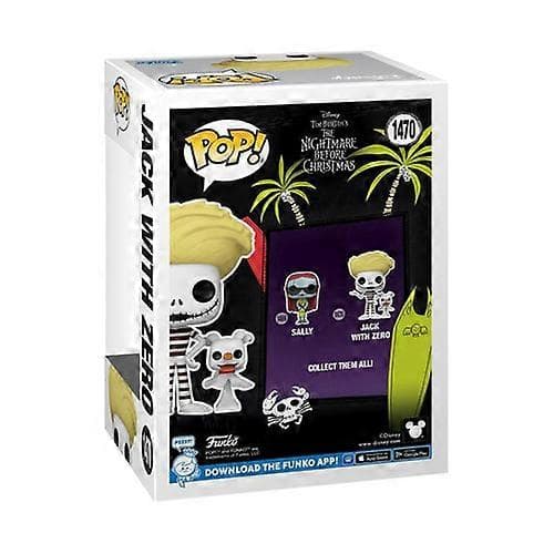 Funko The Nightmare Before Christmas Jack ja Zero Pop! -vinyylihahmo