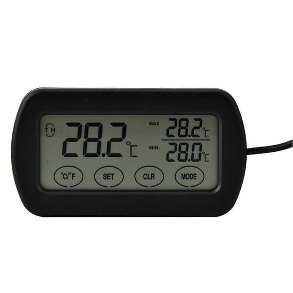 LCD-skjerm Egginkubator Reptiltank Digitalt Termometer Hygrometer