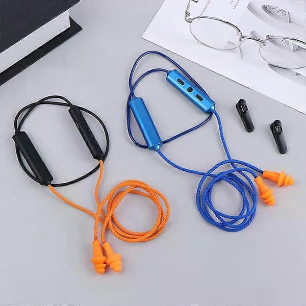 Imitation Arbejdsbeskyttelse Ørepropper Kablet Bluetooth Headset Til Arbejde Støjundertrykkelse Hørebeskyttelse