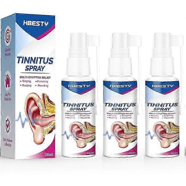 1-3PCS Tinnitus Spray Öronringningslindring Lindrande Örondroppar Hörsel 30ml